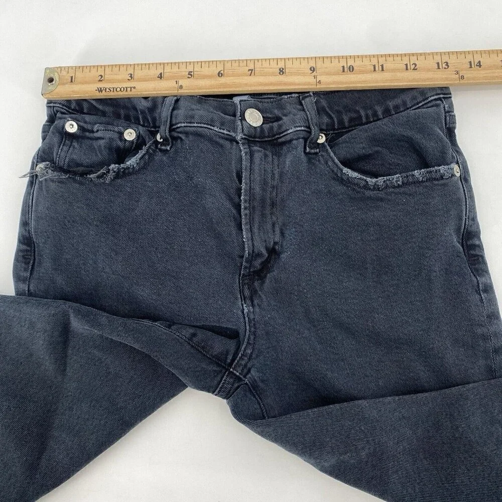 AGOLDE TONI MID RISE STRAIGHT JEANS DISTRESSED A133D-3002 FERAL SIZE 26
